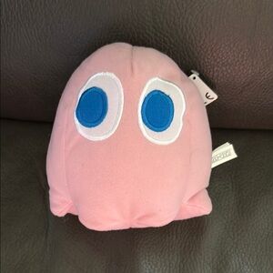 Pink pacman ghost 5 in plush